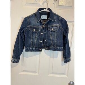 Gymboree Denim Jacket Cropped Jean Jacket Classic‎ Style Medium (7-8)